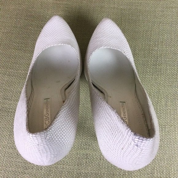 BCBG Generation Parade Leather Platform Heels - Picture 7 of 12